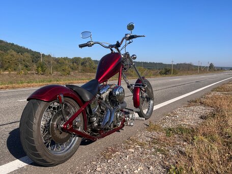 2004 Harley-Davidson Softail Custom, красный, 850000 рублей, вид 2