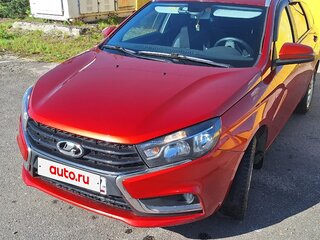 2019 Lada (ВАЗ) Vesta SW I, красный, 828000 рублей, вид 3