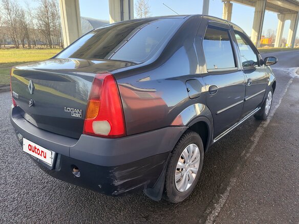 2006 Renault Logan I, серый, 275000 рублей - вид 3