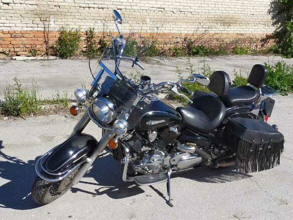 2002 Yamaha XVS1100, чёрный, 545000 рублей - вид 6