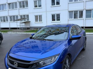 2021 Honda Civic X Рестайлинг, синий, 2130000 рублей, вид 2