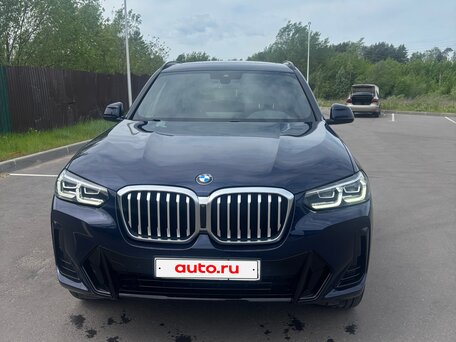2022 BMW X3 30i xDrive III (G01) Рестайлинг, синий, 4890000 рублей, вид 2