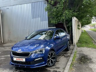 2021 Skoda Rapid II, синий, 1900000 рублей, вид 3