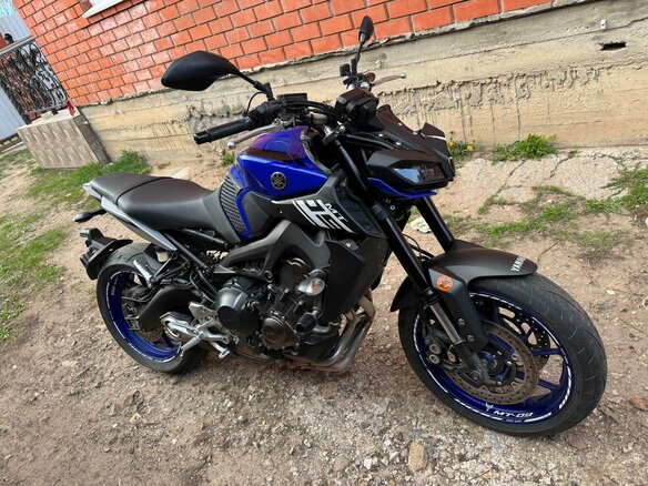 2020 Yamaha MT-09 (FZ-09), синий, 1000000 рублей