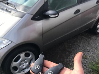 2005 Mercedes-Benz A-Класс 150 II (W169), бежевый, 280000 рублей, вид 2