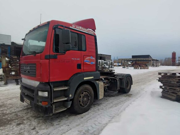 2008 MAN TGA, красный, 2000000 рублей - вид 2