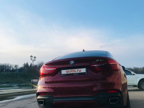 2017 BMW X6 40d II (F16), красный - вид 2