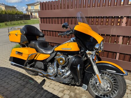 2013 Harley-Davidson Electra Glide, оранжевый, 1650000 рублей, вид 5