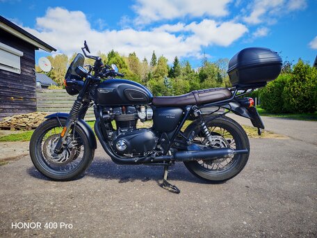 2019 Triumph Bonneville T120, чёрный, 940000 рублей, вид 1