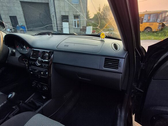 2012 Lada (ВАЗ) Priora I, чёрный, 650000 рублей - вид 9