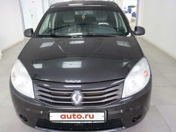 2012 Renault Sandero I, чёрный - вид 1