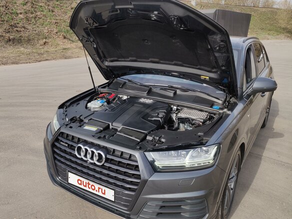 2016 Audi Q7 II (4M), серый, 3650000 рублей - вид 9