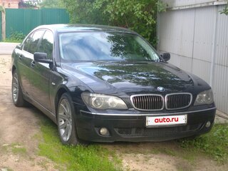 2008 BMW 7 серии 730i IV (E65/E66) Рестайлинг, чёрный, 1100000 рублей, вид 2