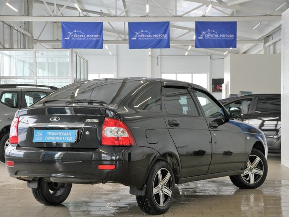 2010 Lada (ВАЗ) Priora I, чёрный - вид 5