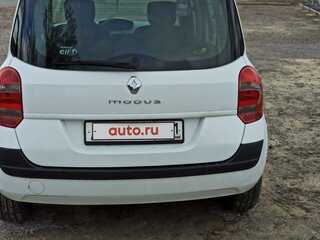 2008 Renault Modus I Рестайлинг, белый, 580000 рублей, вид 4