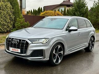 2019 Audi Q7 50 TDI II (4M) Рестайлинг, серебристый, 5600000 рублей, вид 1