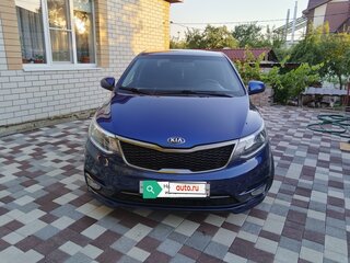 2016 Kia Rio III Рестайлинг, синий, 1050000 рублей, вид 1