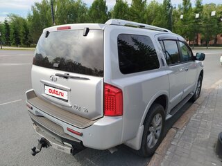 2009 Infiniti QX56 I Рестайлинг, белый, 1650000 рублей, вид 4