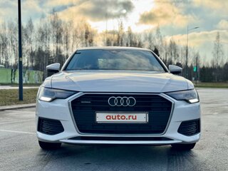 2021 Audi A6 45 TFSI V (C8), белый, 3850000 рублей, вид 5