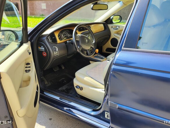 2007 Jaguar X-Type I, синий, 660000 рублей - вид 3