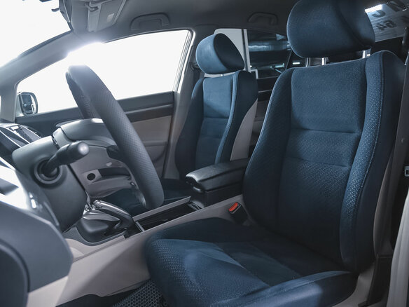 2007 Honda Civic Hybrid VIII, серебристый - вид 16