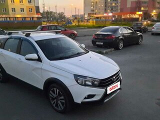 2019 Lada (ВАЗ) Vesta SW Cross I, белый, 1120000 рублей, вид 2