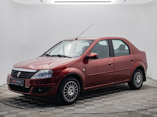 2010 Renault Logan I Рестайлинг, красный, 406000 рублей, вид 1
