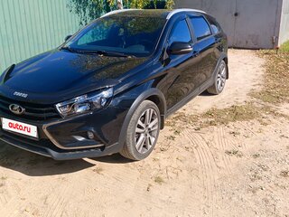 2020 Lada (ВАЗ) Vesta SW Cross I, чёрный, 1450000 рублей, вид 3