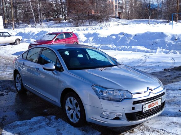 2010 Citroen C5 II, серебристый - вид 1