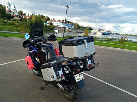 2004 Honda XL1000V Varadero, синий, 600000 рублей, вид 4