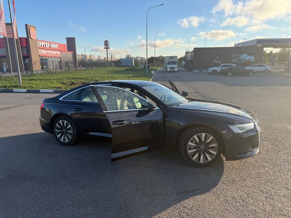 2022 Audi A6 45 TFSI V (C8), синий, 5150000 рублей - вид 12