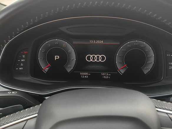 2019 Audi Q8 55 TFSI I (4M), чёрный, 6480000 рублей - вид 9