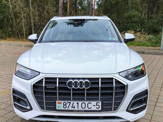 2021 Audi Q5 45 TFSI II (FY) Рестайлинг, белый, 3680000 рублей, вид 2