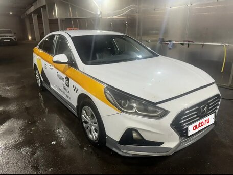 2019 Hyundai Sonata VII (LF) Рестайлинг, белый, 906400 рублей, вид 2