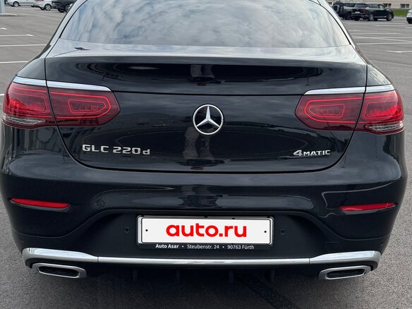 2019 Mercedes-Benz GLC Coupe 220 d I (C253) Рестайлинг, чёрный, 5400000 рублей - вид 3