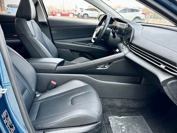 2023 Hyundai Elantra N Line VII (CN7) Рестайлинг, синий - вид 11