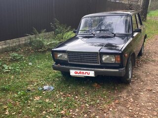 2010 Lada (ВАЗ) 2107, чёрный, 160000 рублей, вид 1