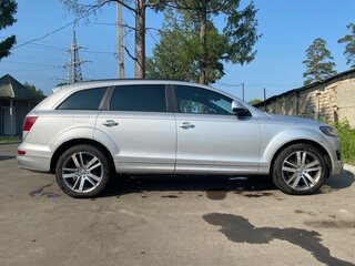 2013 Audi Q7 I (4L) Рестайлинг, серебристый, 1990000 рублей, вид 4