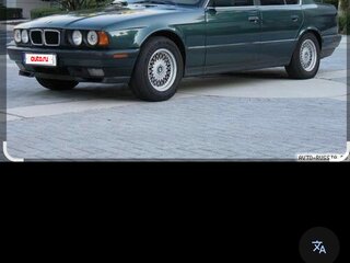 1991 BMW 5 серии 524d III (E34), зелёный, 380000 рублей, вид 3