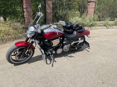 2006 Yamaha XV 1700 Warrior, красный, 1100000 рублей, вид 2