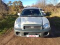 2003 Hyundai Santa Fe I, серебристый, 250000 рублей