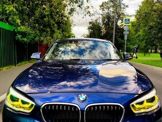 2017 BMW 1 серии 118i II (F20/F21) Рестайлинг, синий, 1550000 рублей, вид 1
