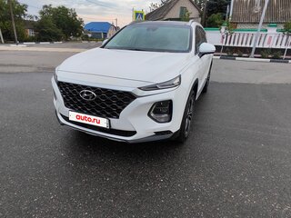 2020 Hyundai Santa Fe IV, белый, 3500000 рублей, вид 4