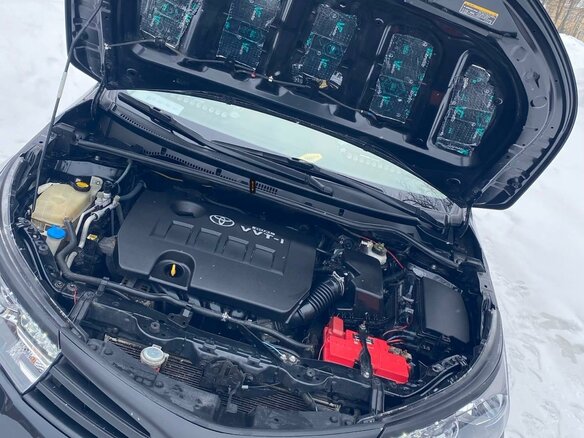 2013 Toyota Corolla XI (E160, E170, E180), чёрный - вид 8
