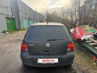 1998 Volkswagen Golf IV, чёрный, 195000 рублей, вид 4
