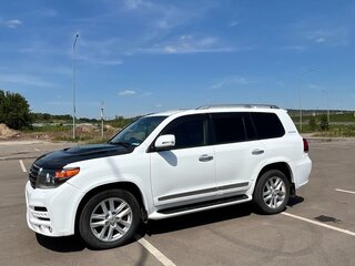 2014 Toyota Land Cruiser 200 Series Рестайлинг 1, белый, 3400000 рублей, вид 5