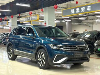 2022 Volkswagen Tiguan L II Рестайлинг (China Market), синий, 1893000 рублей, вид 3