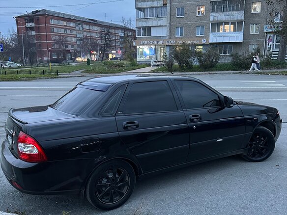 2011 Lada (ВАЗ) Priora I, чёрный, 350000 рублей - вид 18