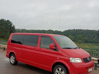 2007 Volkswagen Caravelle LWB Long T5, красный, 1380000 рублей, вид 4