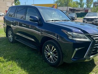 2016 Lexus LX 570 III Рестайлинг 2, синий, 7100000 рублей, вид 3